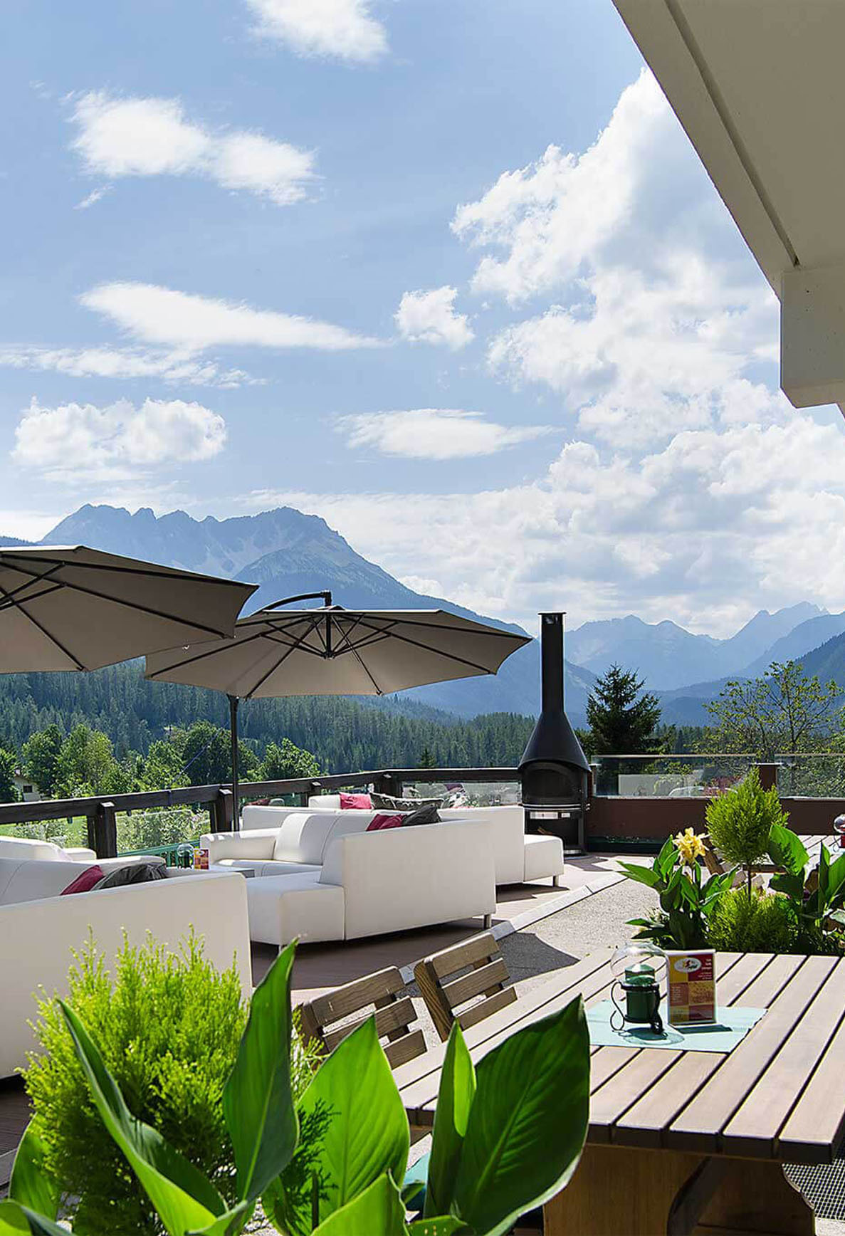 Café Restaurant Sonnenhang im Skigebiet der Ehrwalder Wettersteinbahnen