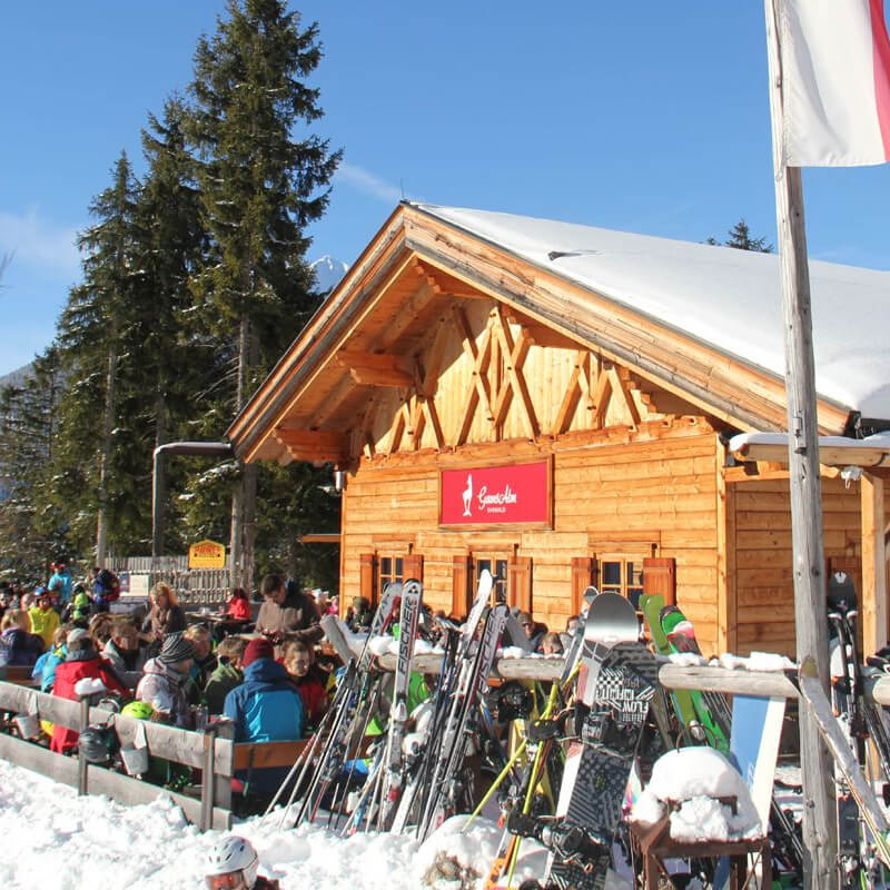 Gamsalm im Skigebiet der Ehrwalder Wettersteinbahnen