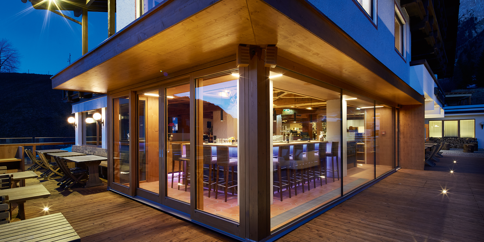 Café Restaurant Sonnenhang im Skigebiet der Ehrwalder Wettersteinbahnen